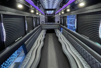 Orem Party Bus Interior