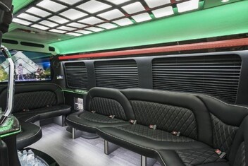 Orem Sprinter Party Bus Interior