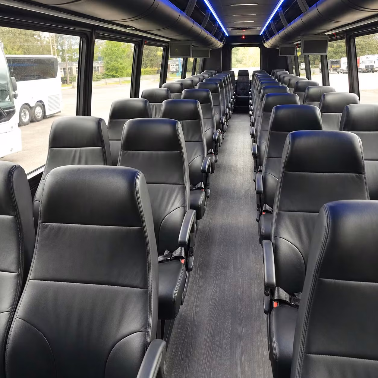 28 passenger minibus inside