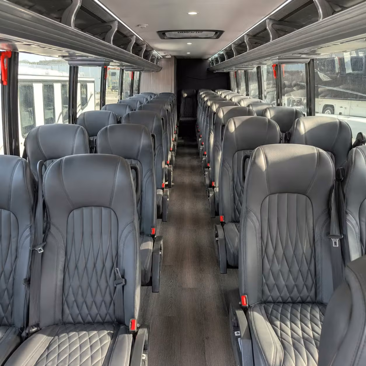 35 passenger minibus interior